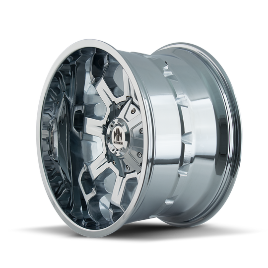 8105-7956C - Mayhem Combat 17X9 5X114.3 / 5X127 ET -12mm Chrome - Mayhem Wheels Canada