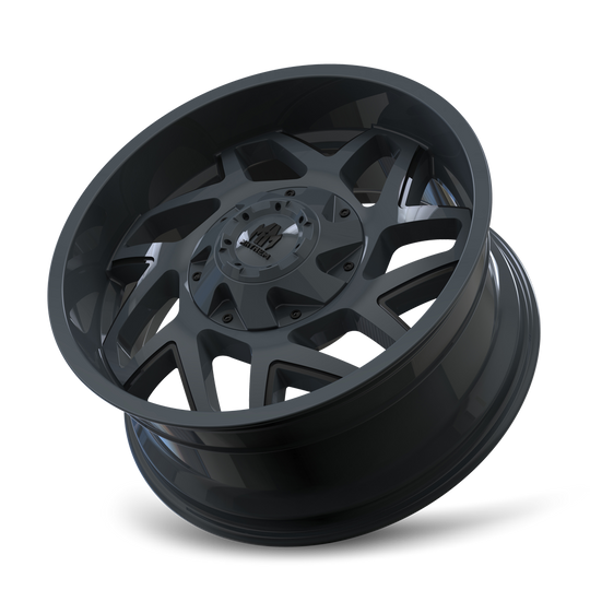 8106-2937GB18 - Mayhem Hatchet 20X9 6X135 / 6X139.7 ET 18mm Gloss Gunmetal - Mayhem Wheels Canada