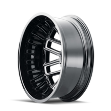 Load image into Gallery viewer, 8107D-2870BMR232 - Mayhem Cogent Dually 20X8.25 8X170 /  ET -232mm Gloss Black Milled - Mayhem Wheels Canada