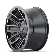 Load image into Gallery viewer, 8108-2937BM11 - Mayhem Decoy 20X9 6X135 / 6X139.7 ET 11mm Gloss Black Milled - Mayhem Wheels Canada