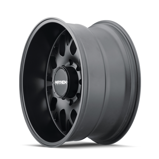8110-2137MB - Mayhem Tripwire 20X10 6X135 / 6X139.7 ET -19mm Matte Black - Mayhem Wheels Canada