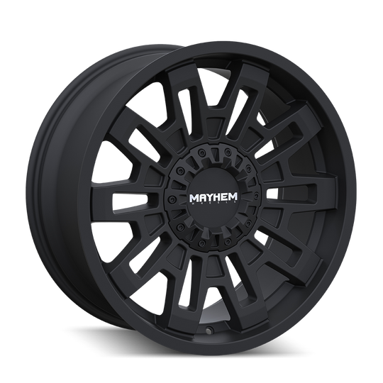 8113-2997MB - Mayhem Cortex 20X9 5X139.7 0mm Matte Black - Mayhem Wheels Canada