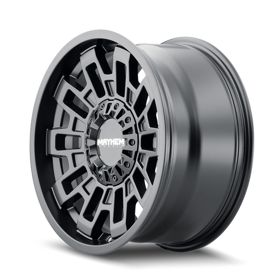 8113-2181MB - Mayhem Cortex 20X10 8X165.1 /  ET -19mm Matte Black - Mayhem Wheels Canada