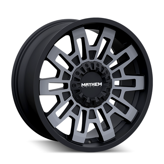 8113-7952TM - Mayhem Cortex 17X9 5X127 -12mm Matte Black With Dark Tint - Mayhem Wheels Canada