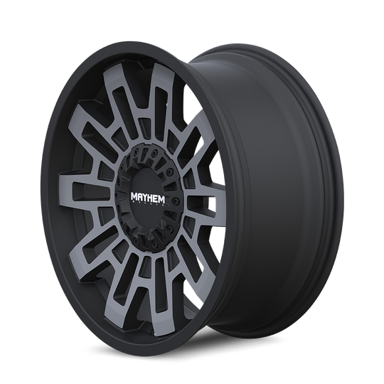 8113-7952TM - Mayhem Cortex 17X9 5X127 -12mm Matte Black With Dark Tint - Mayhem Wheels Canada