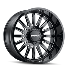 Charger l'image dans la galerie, 8114-2978BM - Mayhem Utopia 20X9 8X180 /  ET 0mm Gloss Black Milled - Mayhem Wheels Canada