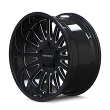 Load image into Gallery viewer, 8114-22273BM - Mayhem Utopia 22X12 5X127 -44mm Black And Milled - Mayhem Wheels Canada