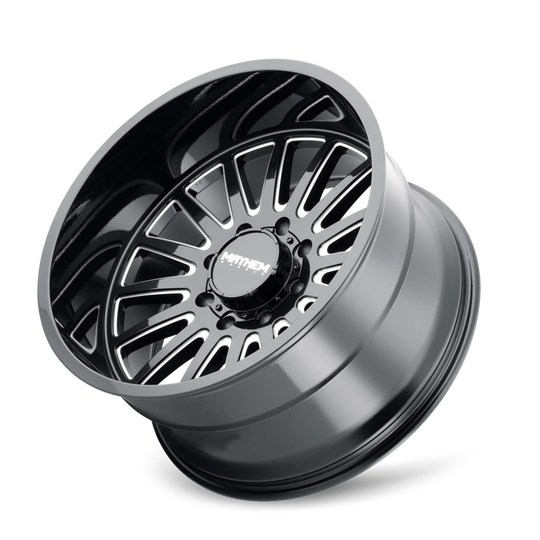 8114-2985BM - Mayhem Utopia 20X9 5X139.7 /  ET 0mm Gloss Black Milled - Mayhem Wheels Canada