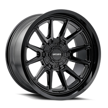Load image into Gallery viewer, 8116-2137B - Mayhem Intrepid 20X10 6X135 / 6X139.7 ET -24mm Gloss Black - Mayhem Wheels Canada