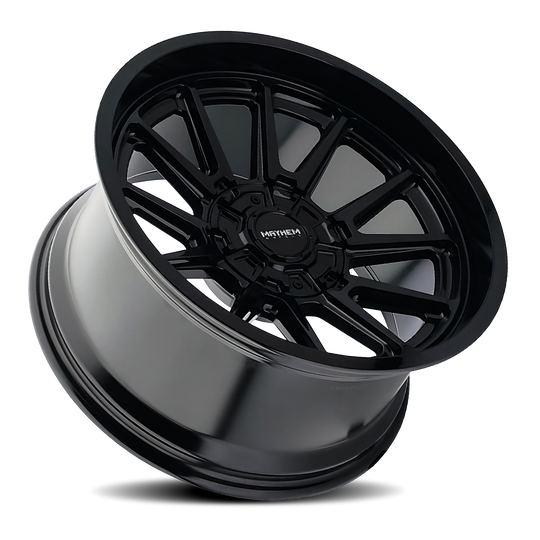 8116-8981B - Mayhem Intrepid 18X9 8X165.1 /  ET -12mm Gloss Black - Mayhem Wheels Canada