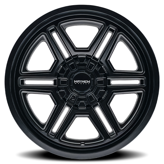 8117-2281MB - Mayhem Hermosa 20X12 8X165.1 -44mm Matte Black - Mayhem Wheels Canada