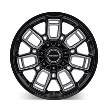 Load image into Gallery viewer, 8118-2952MZ - Mayhem Ordinance 20X9 5X127 / 5X139.7 ET 0mm Gloss Black Milled - Mayhem Wheels Canada