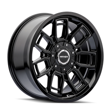 Load image into Gallery viewer, 8118-2937B - Mayhem Ordinance 20X9 6X135 / 6X139.7 ET 0mm Gloss Black - Mayhem Wheels Canada