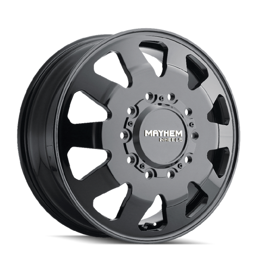 8181-22820B - Mayhem 8181 22X8.25 10X225 /  ET 169mm Gloss Black - Mayhem Wheels Canada