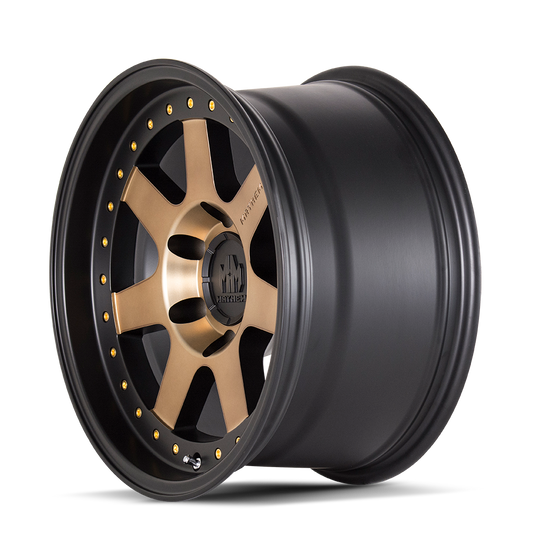 8300-7973TZ - Mayhem Prodigy 17X9 5X127 -6mm Matte Black With Bronze Tint - Mayhem Wheels Canada