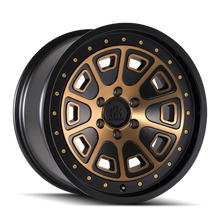 Load image into Gallery viewer, 8301-8932TZ - Mayhem Flat Iron 18X9 6X120 0mm Matte Black With Bronze Tint - Mayhem Wheels Canada