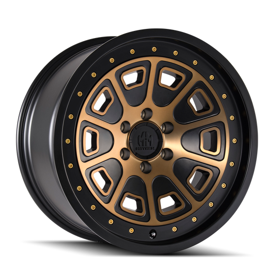 8301-8983TZ - Mayhem Flat Iron 18X9 6X139.7 /  ET 0mm Matte Black with Bronze Tint - Mayhem Wheels Canada