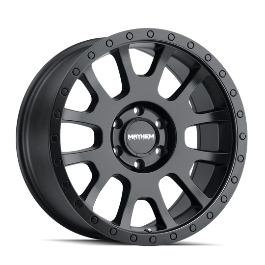8302-8973MB - Mayhem Scout 18X9 5X127 /  ET 0mm Matte Black - Mayhem Wheels Canada