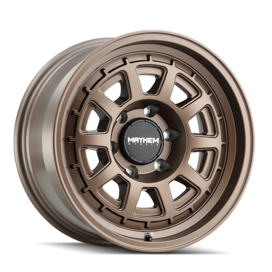 8303-7836MZ0 - Mayhem Voyager 17X8.5 6X135 /  ET 0mm Satin Dark Bronze - Mayhem Wheels Canada