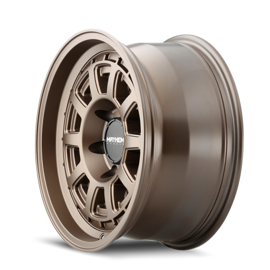 8303-8978MZ - Mayhem Voyager 18X9 8X180 /  ET 0mm Satin Dark Bronze - Mayhem Wheels Canada