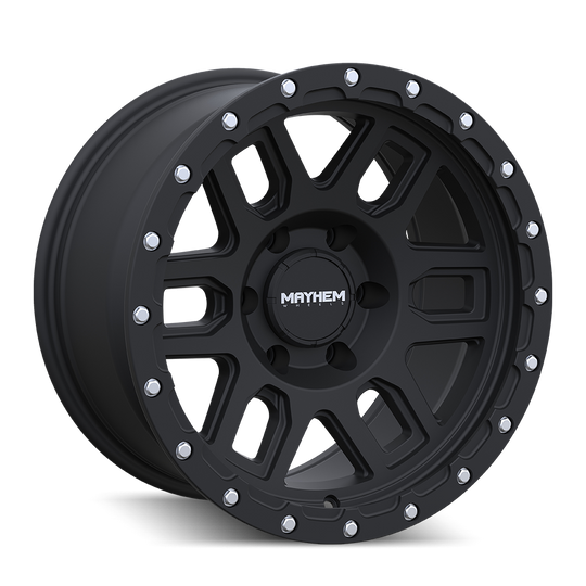 8304-7983MB12 - Mayhem Delta 17X9 6X139.7 -12mm Matte Black - Mayhem Wheels Canada