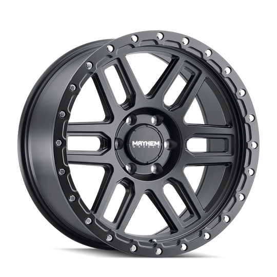 8304-2950MB - Mayhem Delta 20X9 5X150 /  ET 0mm Matte Black - Mayhem Wheels Canada