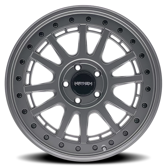 8305-2983MGT18 - Mayhem Compass 20X9 6X139.7 18mm Matte Gunmetal With  Blk Bolt - Mayhem Wheels Canada