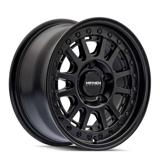 8305-8973MB - Mayhem Compass 18X9 5X127 /  ET 0mm Matte Black - Mayhem Wheels Canada