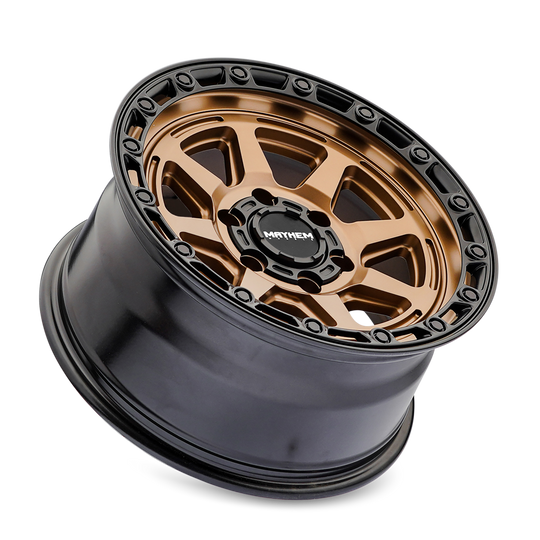 8306-7883BZ6 - Mayhem Ridgeline 17X8.5 6X139.7 /  ET 6mm Satin Bronze - Mayhem Wheels Canada