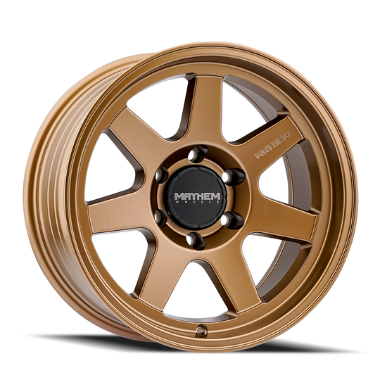 8307-7936MZ - Mayhem Convoy 17X9 6X135 /  ET -6mm Satin Bronze - Mayhem Wheels Canada