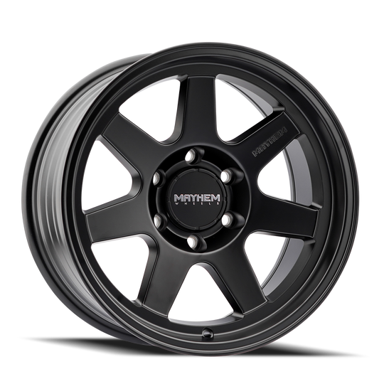 8307-7983MB - Mayhem Convoy 17X9 6X139.7 /  ET -6mm Satin Black - Mayhem Wheels Canada