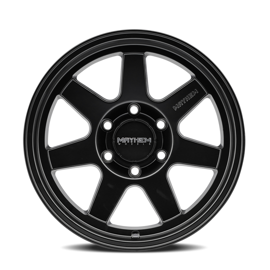 8307-7973MZ - Mayhem Convoy 17X9 5X127 -6mm Matte Black - Mayhem Wheels Canada