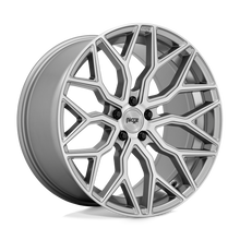 Charger l'image dans la galerie, M265220011+30 - Niche M265 Mazzanti 22X10 5X120  30mm Anthracite Brushed Tint Clear - Niche Wheels Canada