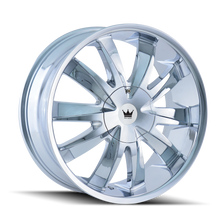 Charger l'image dans la galerie, 337-22814C - Mazzi Edge 22X8.5 5X108 / 5X114.3 ET 35mm Chrome - Mazzi Wheels Canada