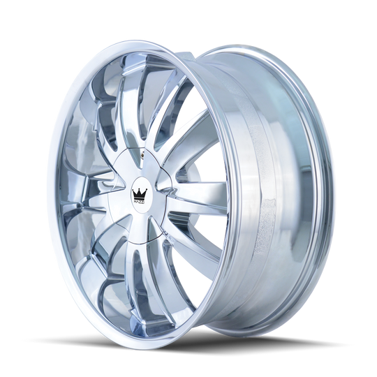 337-2809C - Mazzi Edge 20X8.5 5X112 / 5X120 ET 35mm Chrome - Mazzi Wheels Canada