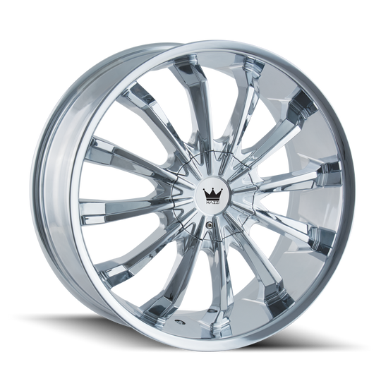 341-2814C - Mazzi Fusion 20X8.5 5X108 / 5X114.3 ET 35mm Chrome - Mazzi Wheels Canada