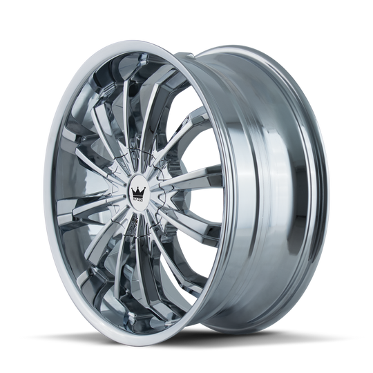 341-2814C - Mazzi Fusion 20X8.5 5X108 / 5X114.3 ET 35mm Chrome - Mazzi Wheels Canada