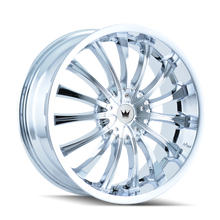 Charger l'image dans la galerie, 351-2811C - Mazzi Hype 20X8.5 5X110 / 5X115 ET 40mm Chrome - Mazzi Wheels Canada