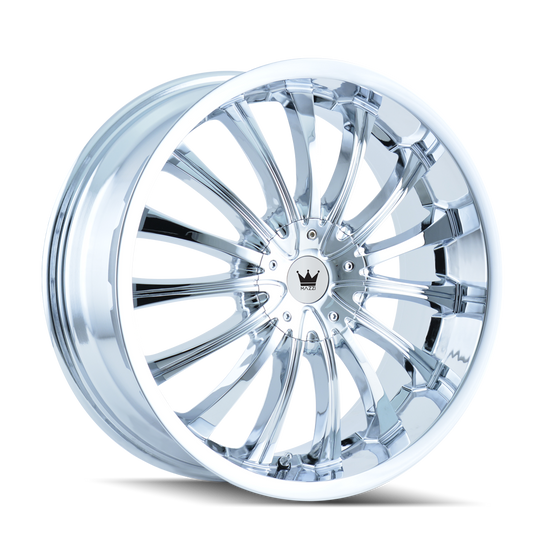 351-22814C - Mazzi Hype 22X8.5 5X108 / 5X114.3 ET 35mm Chrome - Mazzi Wheels Canada