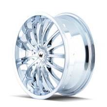 Load image into Gallery viewer, 351-2827C - Mazzi Hype 20X8.5 5X105 / 5X114.3 ET 35mm Chrome - Mazzi Wheels Canada