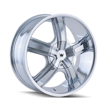 Load image into Gallery viewer, 359-8711C - Mazzi Boost 18X7.5 5X110 / 5X115 ET 40mm Chrome - Mazzi Wheels Canada
