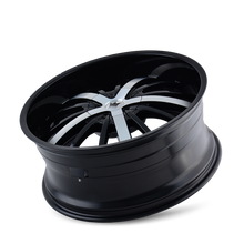 Load image into Gallery viewer, 364-24918B - Mazzi Essence 24X9.5 5X115 / 5X120 ET 18mm Gloss Black Machined - Mazzi Wheels Canada