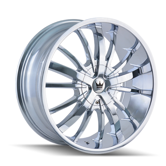 364-2818C - Mazzi Essence 20X8.5 5X115 / 5X120 ET 18mm Chrome - Mazzi Wheels Canada
