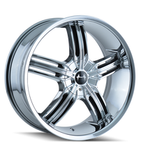 Load image into Gallery viewer, 365-8701C - Mazzi Galaxy 18X7.5 4X100 / 4X114.3 ET 40mm Chrome - Mazzi Wheels Canada