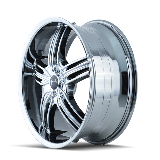 365-8701C - Mazzi Galaxy 18X7.5 4X100 / 4X114.3 ET 40mm Chrome - Mazzi Wheels Canada