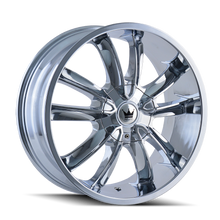 Charger l'image dans la galerie, 366-22904C - Mazzi Obsession 22X9.5 5X114.3 / 5X120 ET 35mm Chrome - Mazzi Wheels Canada