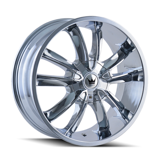 366-22904C - Mazzi Obsession 22X9.5 5X114.3 / 5X120 ET 35mm Chrome - Mazzi Wheels Canada