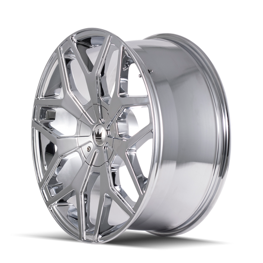 367-2811C - Mazzi Profile 20X8.5 5X110 / 5X115 ET 35mm Chrome - Mazzi Wheels Canada