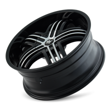 Charger l'image dans la galerie, 368-2888B - Mazzi Entice 20X8.5 5X115 / 5X139.7 ET 18mm Black and Machined - Mazzi Wheels Canada