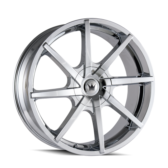 369-2809C - Mazzi Kickstand 20X8.5 5X112 / 5X120 ET 35mm Chrome - Mazzi Wheels Canada